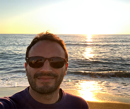 David Loschiavo in sunset